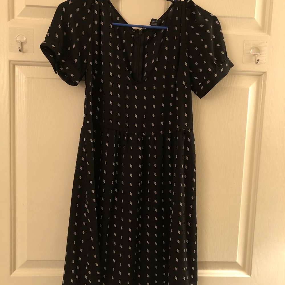 Patterned Black Forever 21 Dress